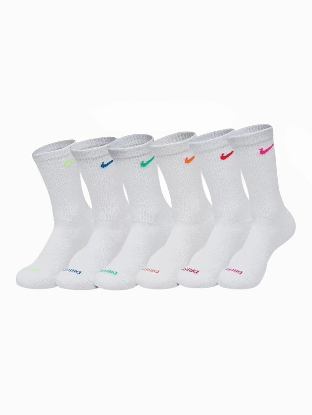 🆕 Nike Everyday Plus Crew Socks 6 Pack